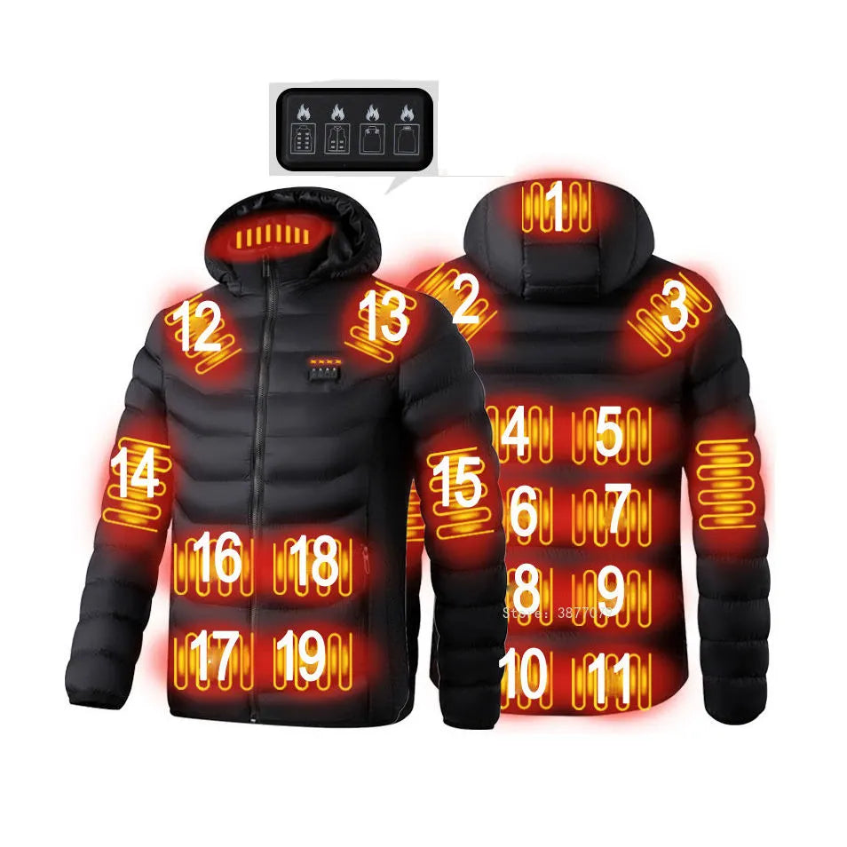 Luxurious Heated Winter Jacket for Cold Weather