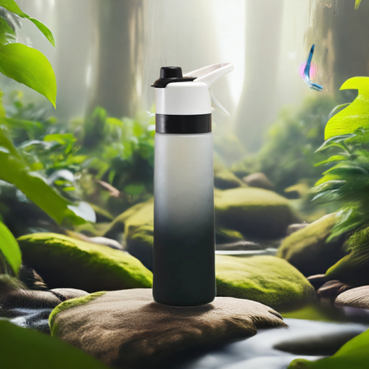 700ml Spray Water Bottle, BPA-Free Eco-Friendly